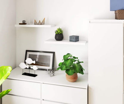 Akord PS3 væghylde hvid 60 cm mat finish 60x20x3,2 cm 1 stk.