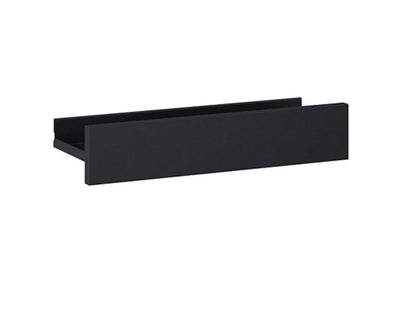 Væghængt Badeværelseshylde 40 cm Sort Mat 1 stk. | 5907546872878