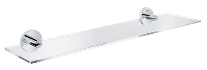 Badeværelseshylde Glas 53 cm Krom