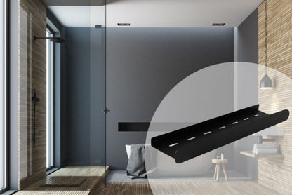 Brusehylde Rea SF03-450-B 45x9x5 cm Sort Stål