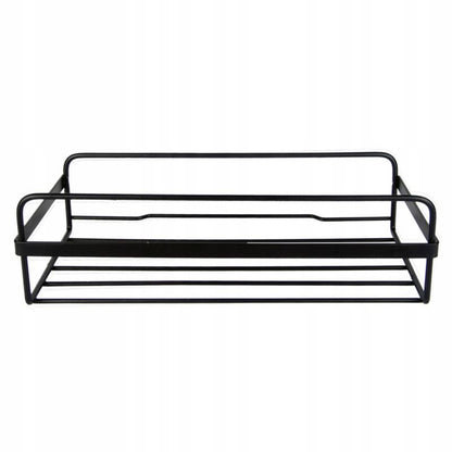 Badeværelseshylde Stål 25,8x12,7x8,3 cm Sort | 5901583507045