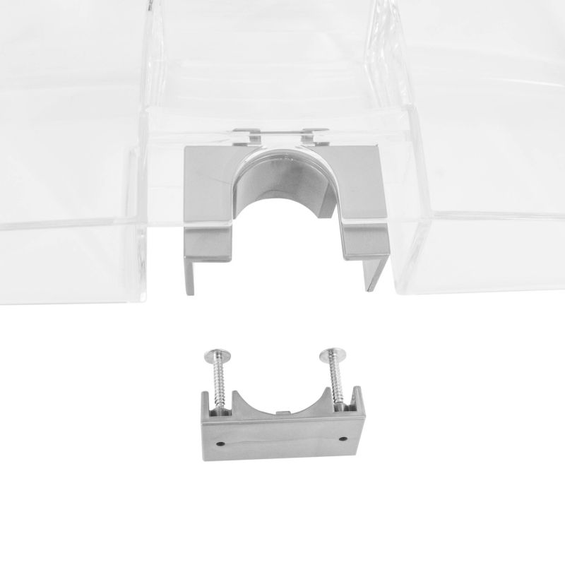 Badeværelseshylde Transparent 33x11x7 cm | 5901583509773