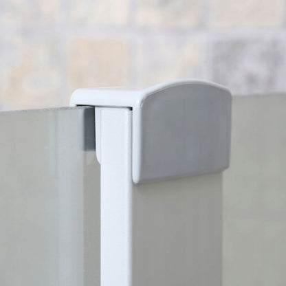 Sepio væghængt badeværelseshylde i transparent materiale, 1 stk.