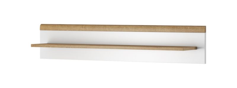 Bettso Primo hylde 107 cm hvid eg Riviera 1 stk.