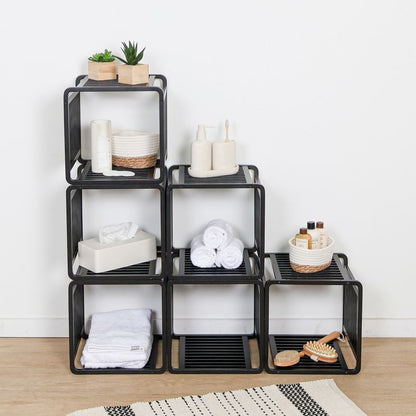 Modulhylde Tendance Cube Black Sort 33 cm