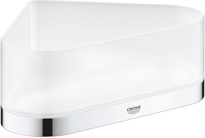 Hjørnehylde 19x19 cm Krom Skjult Montering 4005176577192