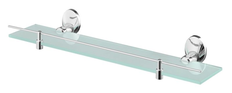 Glashylde Justerbar 50 cm Krom/Frostet glas | 5901487031028