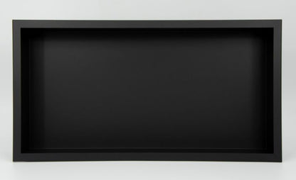 Indbygningshylde Wall-Box One 60x30x7 cm Sort