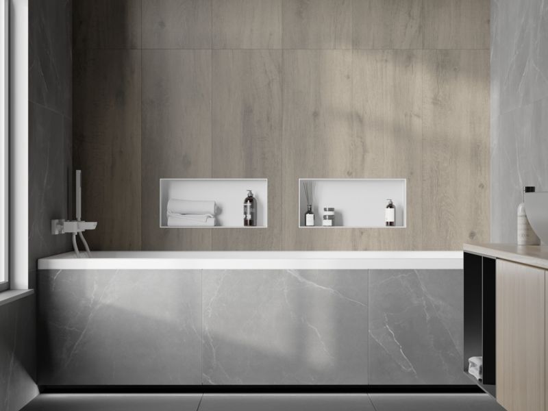 Indbygget hylde Mexen X-Wall-NR hvid 45 x 20 cm 1 stk.