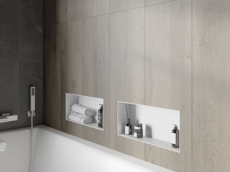 Indbygget hylde Mexen X-Wall-NR hvid 45 x 20 cm 1 stk.