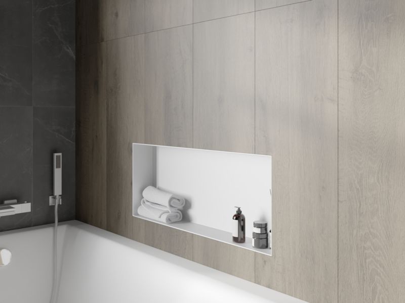 Indbygget hylde Mexen X-Wall-NR hvid 75 x 30 cm 1 stk.