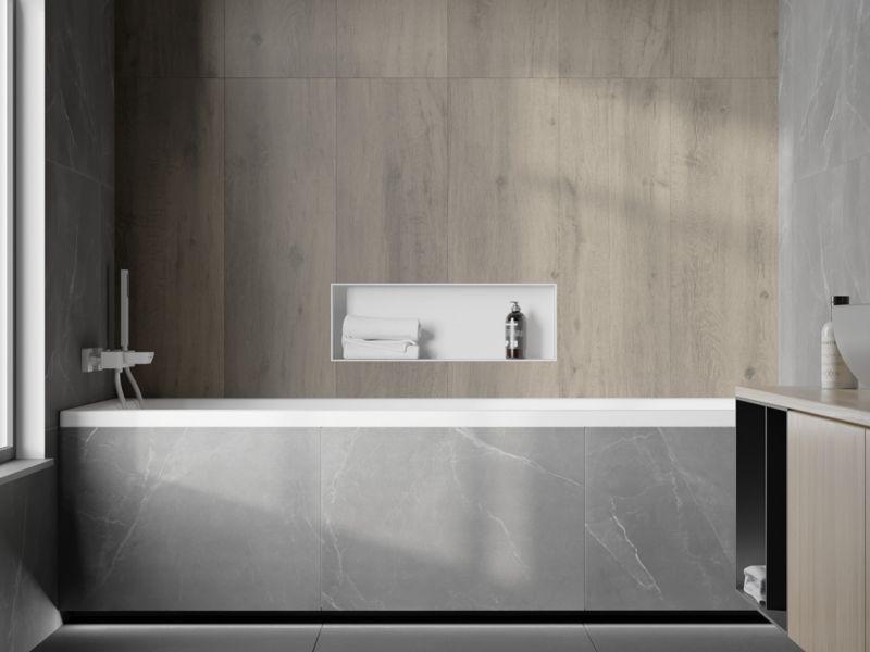Indbygget hylde Mexen X-Wall-NR hvid 60 x 20 cm 1 stk.