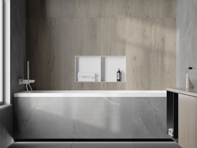 Indbygget hylde Mexen X-Wall-NR hvid 60 x 30 cm 1 stk.