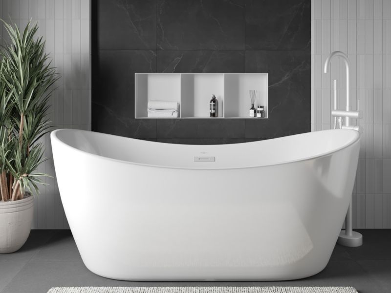 Indbygget hylde Mexen X-Wall-NR hvid 90 x 30 cm 1 stk.