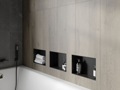 Indbygget hylde Mexen X-Wall-NR sort 30 x 20 cm 1 stk.