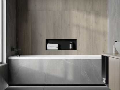 Indbygget hylde Mexen X-Wall-NR sort 60 x 20 cm, 1 stk.