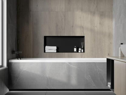 Indbygget hylde Mexen X-Wall-NR sort 75 x 30 cm 1 stk.