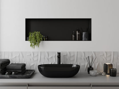 Indbygget hylde Mexen X-Wall-NR sort 90 x 30 cm 1 stk.