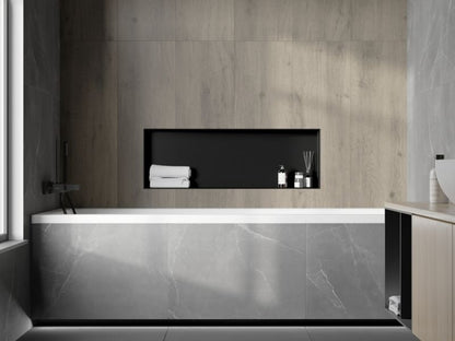 Indbygget hylde Mexen X-Wall-NR sort 90 x 30 cm 1 stk.