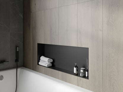 Indbygget hylde Mexen X-Wall-NR sort 90 x 30 cm 1 stk.