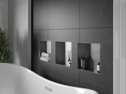 Indbygget hylde Mexen X-Wall-NR inox 30 x 30 cm 1 stk.
