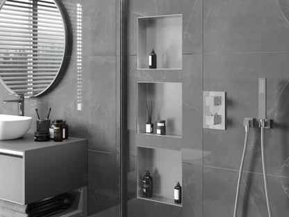 Indbygget hylde Mexen X-Wall-NR inox 30 x 30 cm 1 stk.