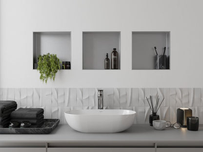 Indbygget hylde Mexen X-Wall-NR inox 30 x 30 cm 1 stk.