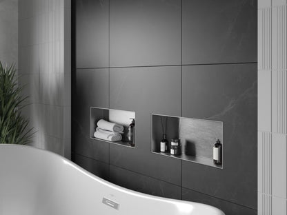 Indbygget hylde Mexen X-Wall-NR inox 45 x 20 cm, 1 stk.