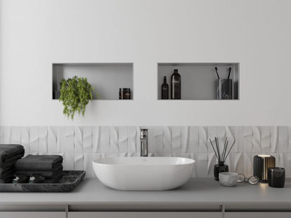 Indbygget hylde Mexen X-Wall-NR inox 45 x 20 cm, 1 stk.