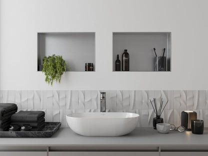 Indbygget hylde Mexen X-Wall-NR inox 45 x 30 cm 1 stk.