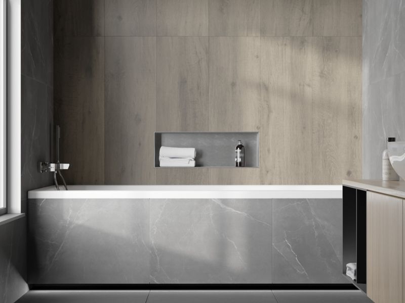 Indbygget hylde Mexen X-Wall-NR inox 60 x 20 cm 1 stk.