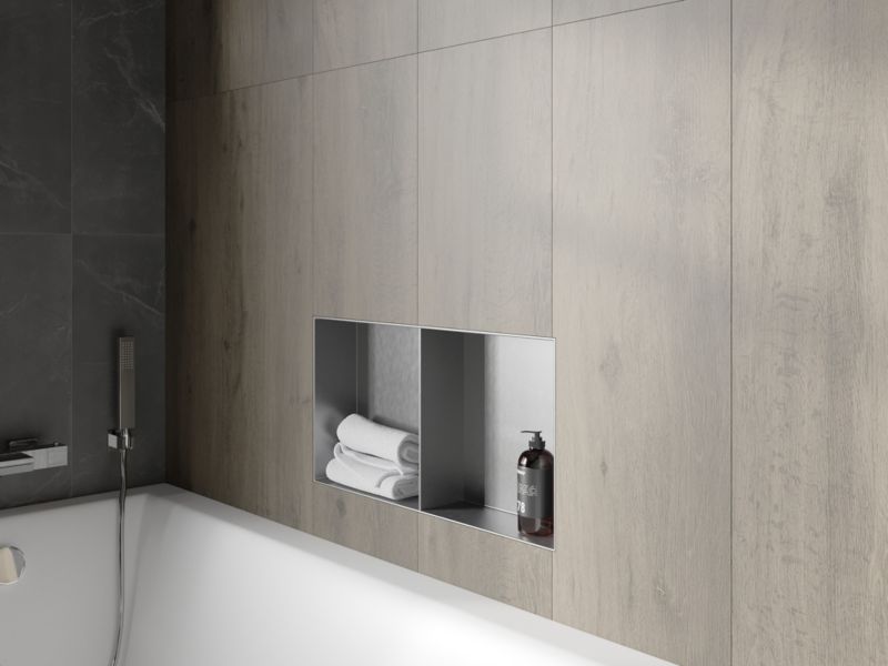 Indbygget hylde Mexen X-Wall-NR inox 60 x 30 cm 1 stk.