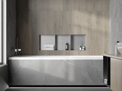 Indbygningshylde Mexen X-Wall-NR inox 90x30 cm 1 stk.