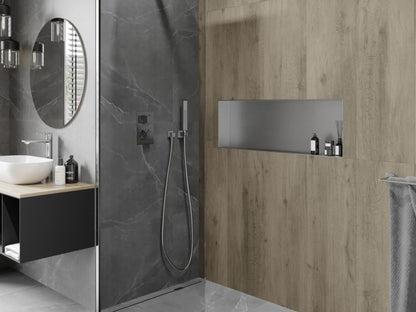 Indbygget hylde Mexen X-Wall-NR inox 90 x 30 cm 1911903010 1 stk.