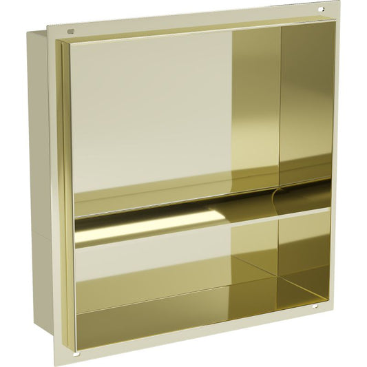 Indbygget hylde Mexen X-Wall-NR i guld 30 x 30 cm, 1 stk.