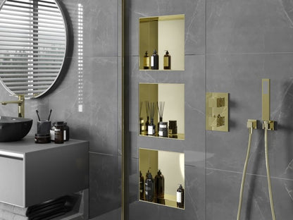 Indbygget hylde Mexen X-Wall-NR i guld 30 x 30 cm 1951303010 1 stk.