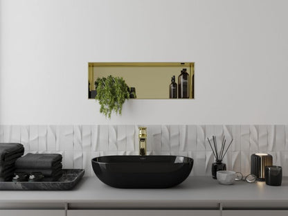Indbygget hylde Mexen X-Wall-NR i guld 60 x 20 cm, 1 stk.
