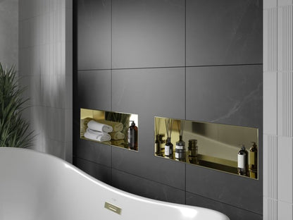 Indbygget hylde Mexen X-Wall-NR i guld 60 x 20 cm, 1 stk.