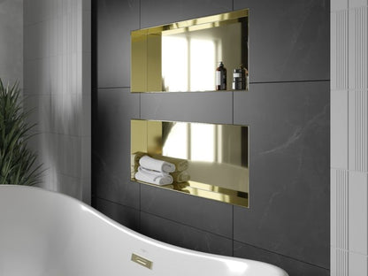 Indbygget hylde Mexen X-Wall-NR i guld 75 x 30 cm 1 stk.