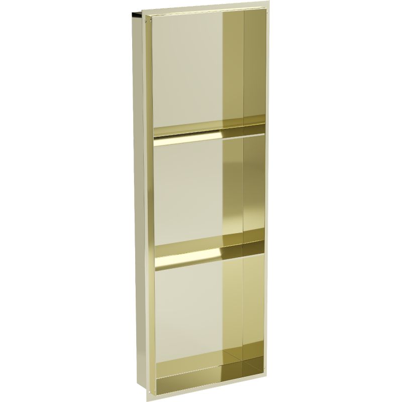 Indbygget hylde Mexen X-Wall-NR i guld 90 x 30 cm, 1 stk.