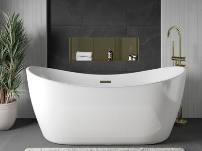 Indbygget hylde Mexen X-Wall-NR i guld 90 x 30 cm, 1 stk.