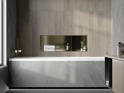 Indbygget hylde Mexen X-Wall-NR i guld 90 x 30 cm, 1 stk.