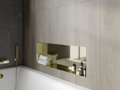 Indbygget hylde Mexen X-Wall-NR i guld 90 x 30 cm 1951903010 1 stk.
