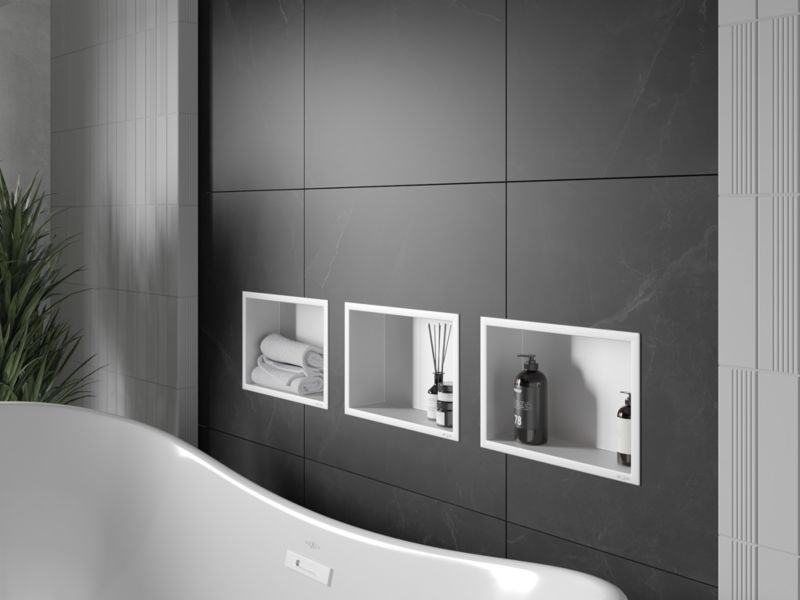 Indbygget hylde Mexen X-Wall-R hvid 30 x 20 cm 1 stk.