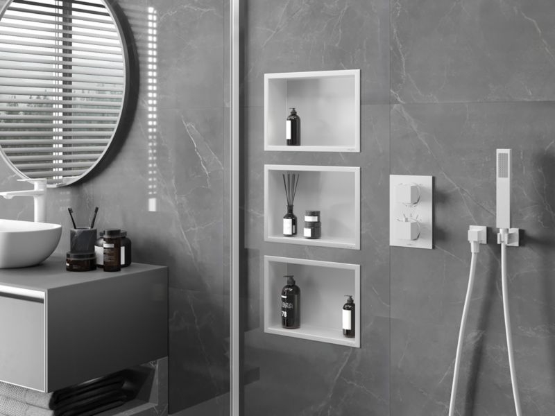 Indbygget hylde Mexen X-Wall-R hvid 30 x 20 cm 1 stk.