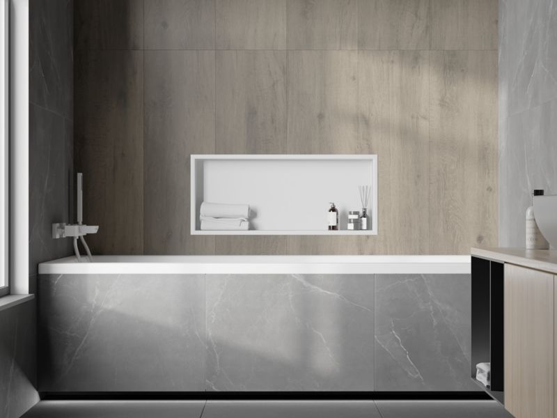 Indbygget hylde Mexen X-Wall-R hvid 75 x 30 cm 1 stk.