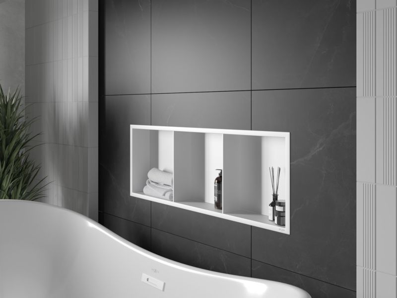 Indbygget hylde Mexen X-Wall-R hvid 90 x 30 cm 1 stk.