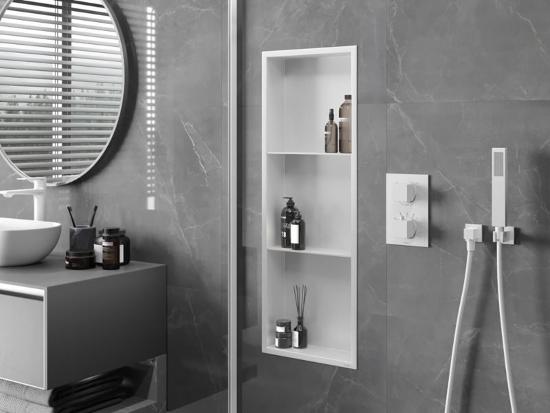 Indbygget hylde Mexen X-Wall-R hvid 90 x 30 cm 1 stk.