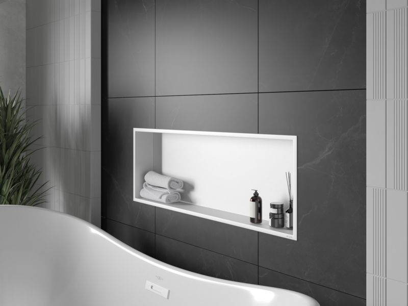 Indbygget hylde Mexen X-Wall-R hvid 90 x 30 cm 1 stk.
