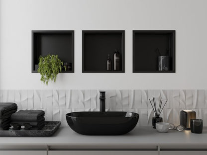 Indbygget hylde Mexen X-Wall-R sort 30 x 30 cm 1 stk.